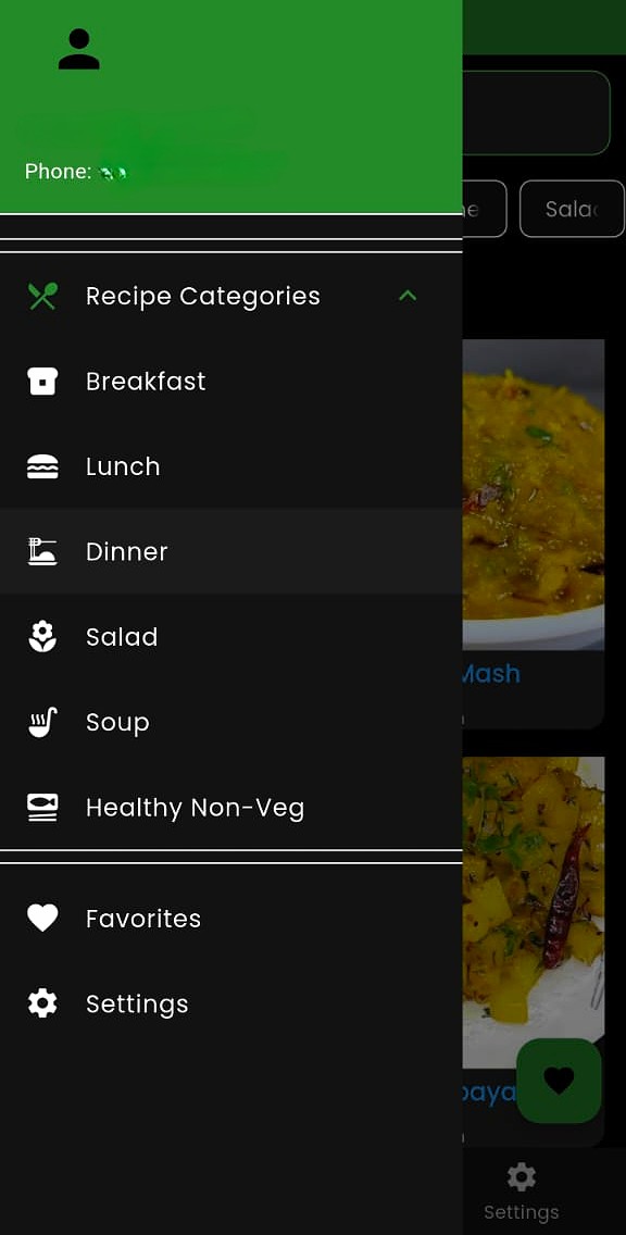 PushtiRanna home screen